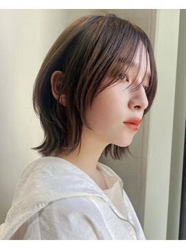 ガーデン オオタカノモリ(garden otakanomori) シルキーベージュ小顔レイヤーカット×似合わせレイヤーボブ