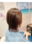大人の無造作ウルフ