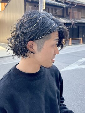 アルバサンス(albasanz) ★10代20代30代メンズショートツーブロックハイライトスパイラル