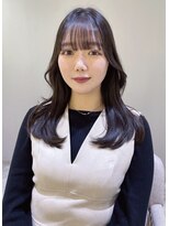 ラメール(MAISON LA MER)&nbsp;【NATSUKI】ラベンダーカラー×ふんわり顔周りカット