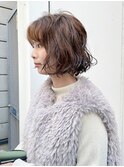 【CAF 照下 ミニボブパーマ】