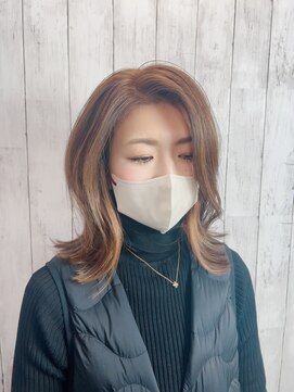 ビューティドレッセヤマノ 池袋パルコ(Beauty Dresse YAMANO) 【インナーカラー】【レイヤーボブ】【外ハネ】