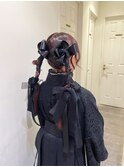 周りと被らない！卒業式スタイル！