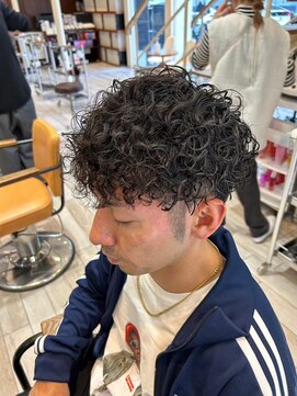 クラップス 横須賀中央店(CLAPS) 波巻きスパイラルパーマメンズマッシュパーマツイストパーマ
