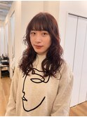 ミディアムパーマ