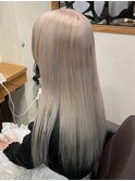 レイヤーカットダブルカラーケアブリーチハイトーンカラー