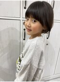 ショートボブショートヘア子供カットスクールカット初美容室