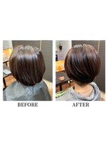 ヘアーメイク クーラ 行橋店(Hair make CURA)&nbsp;白髪が目立たないハイライトベージュ【白髪染め】