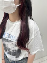 アヴァンス イオンモール和歌山店(AVANCE)&nbsp;ワインレッド×インナーカラー【田中桃鈴】