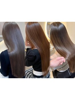 [究極の髪質改善シルキーエステ\18500]クセやうねりを抑えてボリュームダウン［名駅/髪質改善/韓国/前髪］