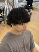 波巻きパーマ×メンズウルフ/名古屋/名駅