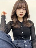 前髪 こなれミディ イメチェン ウェーブパーマ 韓国マッシュ