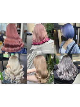 【ナチュラル/ハイトーン/韓国風/バレイヤージュ】幅広くスタイルに対応！ブリーチ技術はLapisにお任せ♪