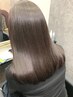  【広がり解消】カット+ナチュラルストレート髪質改善トリートメント/￥18000
