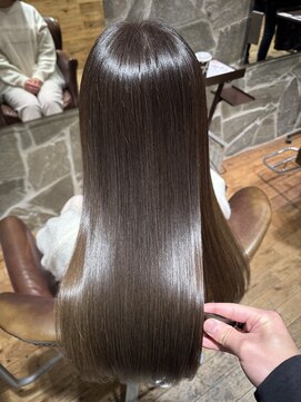 モード ケイズ ヴェルデ 西院店(MODE K's VERDE) サラツヤ髪×美髪ストレート