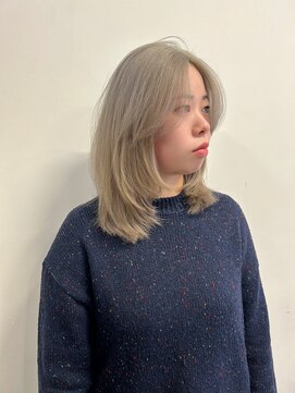 クエント(cuento) 1度はやってみたいホワイトブロンドカラー!