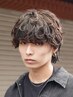 【学生に大人気】カット+フルカラー+パーマ￥16000 #仙台#メンズパーマ#眉毛