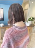 ストレートパーマありミニbob