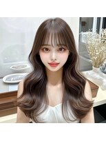 ジルバイジゼル(JILL by GiseL)&nbsp;ミルクブラウン　顔まわり　ブリーチ無し