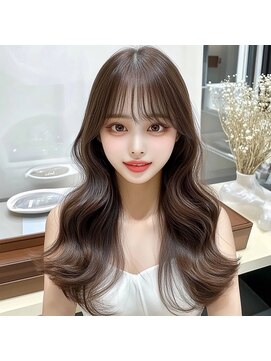 ジルバイジゼル(JILL by GiseL) ミルクブラウン　顔まわり　ブリーチ無し