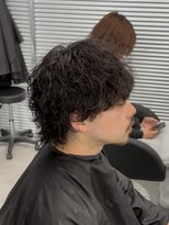 ガオプロデュースバイレボ(gao produced by revo)&nbsp;波巻きパーマ/ウルフパーマ/メンズパーマ/メンズカット/眉カット