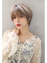 マルフェ 天王寺(marfe)&nbsp;【marfe】ショート＿ショートボブ＿ハンサムショート＿ブリーチ