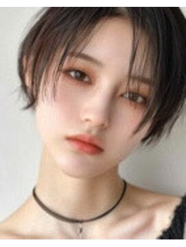 ロアークヘアー(LOARK HAIR) 【LOARK】韓国風くびれショート/ブルーブラック