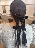 ツインリボンアレンジ