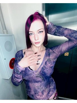 ヌル 原宿店(Null) ボーダーカラー/デザインカラー/ブリーチカラー/原宿/表参道