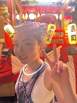 ハナココ 水戸店(hana Coco) kidsお祭りヘアセットお子様おまつりメイクアップ