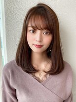 ラルユー 金山(LallYou)&nbsp;20代に人気！顔周りの後れ毛がかわいいシャギーレイヤーロング