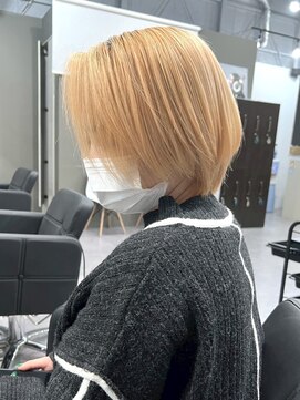 ヴィア 京都烏丸(Via) ペールオレンジ/ハイトーン/髪質改善/ケアブリーチ/オレンジ