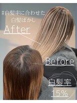レディアル 大宮(REDEAL ope.)&nbsp;【みちよ指名】白髪率に合わせた白髪ぼかし