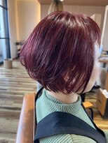 オルテ(ORTE)&nbsp;明るい白髪染め×レッド