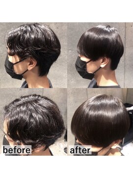 メンズサロン エノア 銀座店(ENORE) メンズ縮毛矯正/曲がる縮毛矯正/メンズ髪質改善/メンズカット