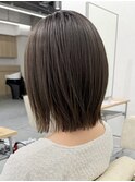 レイヤーボブ/透明感グレージュ☆髪質改善水素トリートメント