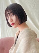 デビュー バイ アミ 北中城(debut by A.M.I) ミルクティーブロンド/ダークブルー/デジタルパーマ/沖縄/北中