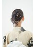 持ち込み浴衣着付け+ヘアセット