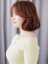 カバーヘア ブリス 志木南口駅前店(COVER HAIR bliss) ブリーチなし大人美人ひし形Aラインゆるふわボブパーマ30代40代X