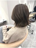 ダークパープル/ナチュラルショート/夏のヘアアレンジ/町田