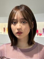 アビーツー(ABBEY2)&nbsp;切りっぱなしボブくびれミディ垢抜けボブ外ハネボブぱつっとボブ