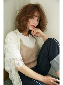 フィガロ ミリー 北生駒店(Figaro Mily) 【figaro Mily】カジュアルレイヤーボブ　毛先パーマ