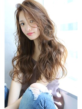 ブラン 天王寺(Blanc) 【Blanc/天王寺】ベージュカラー/無造作カール/小顔ロング 2