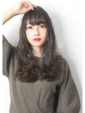 ラミ(L'ami) ☆ グレージュ ＆ ダメージレスパーマ ☆ 外国人風 long☆