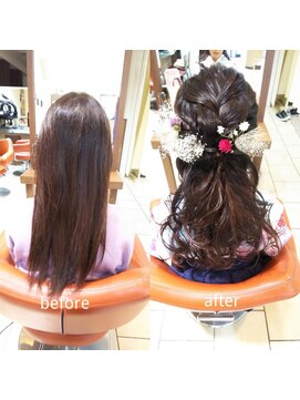 ネオリーブチノ 登戸店(Neolive cino) 【neolive cino】卒業式 ハーフアップヘアアレンジ☆