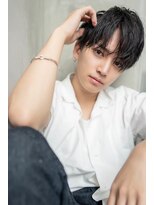 オースティン 流山おおたかの森(AUSTIN)&nbsp;ツイストパーマ七三オールバックマッシュウルフスリークショート