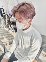 フラネ(Flaner) エモピンク　暖色系カラー　ピンクヘアー　韓国ヘア　前田