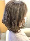 ☆お客様スタイル☆ニュアンスボブ☆グレージュ☆人気神戸垂水