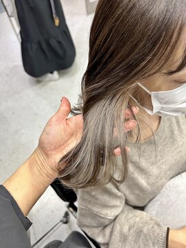 ヒビヲ(HIBIO) 脱白髪染めハイライト白髪ぼかしリタッチハイトーンダブルカラー