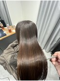 ブラウンカラー×laia髪質改善